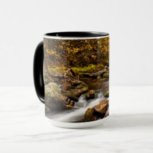 Taza Color de otoño Jefferson Brook Montañas blancas