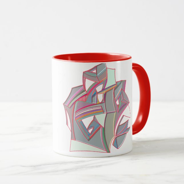 Taza Color personalizado (Anverso derecho)
