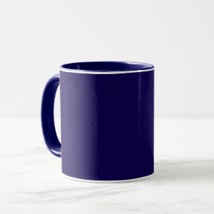 Taza Color sólido azul marino