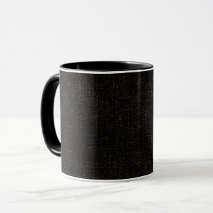 Taza Color sólido negro texturado