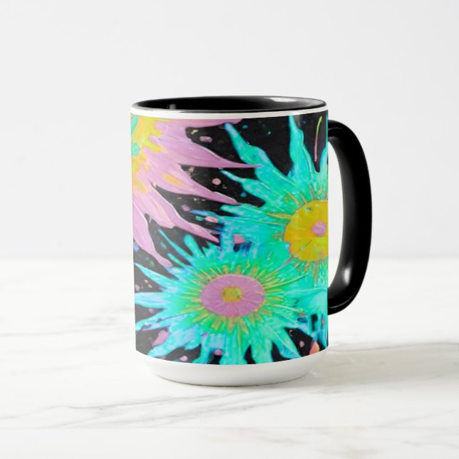 Taza Color Splash Abstract Art (Anverso derecho)