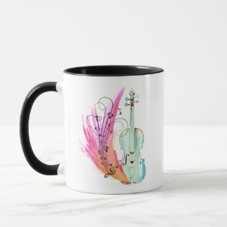 Taza Coloración de agua del violín