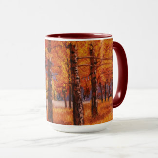 Taza Colorado Aspens in Beautiful Autumn Splendor