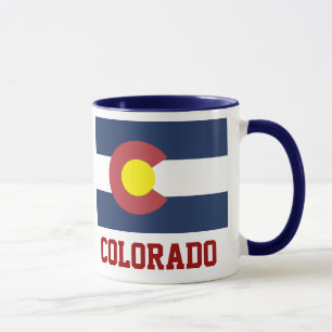 Taza COLORADO: Bandera Estatal de Colorado