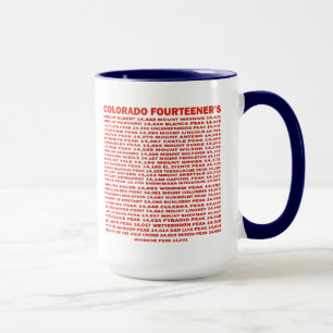 Taza Colorado Fourteener