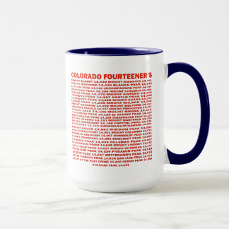 Taza Colorado Fourteener