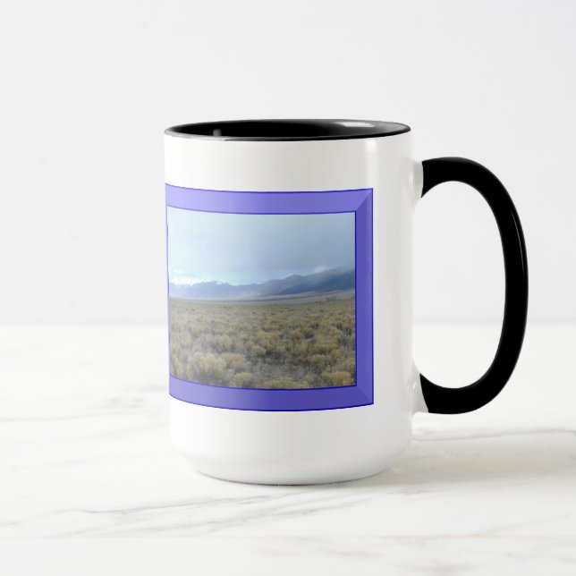 Taza Colorado Mountain Tops 15 Ounce Ringer Mug (Derecha)