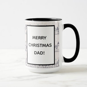 Taza Colorando la aldea de los Navidades de páginas en