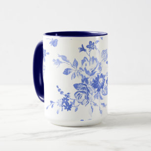Taza Colorante de agua azul cerámica Mug