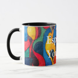 Taza Colorcube 2 Colorido Cubism Combo Mug