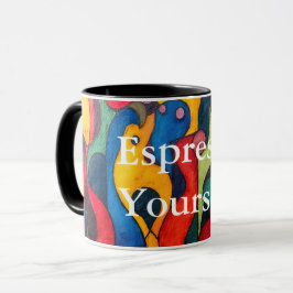 Taza Colorcube 2 Colorido Cubism Combo Mug