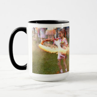Taza Colorear Run Child Play de dos tonos café Mug
