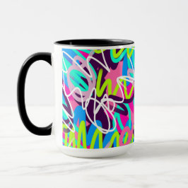 Taza Colores alegres Resumen moderno