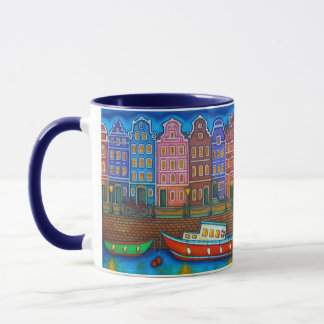 Taza Colores de Amsterdam Mug por Lisa Lorenz