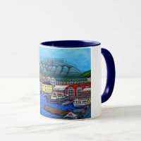 Colores de café de Ciudad del Cabo Mug