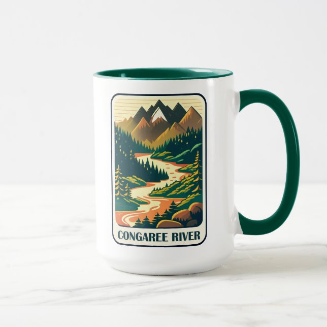 Taza Colores de Carolina del Sur del río Congaree (Derecha)