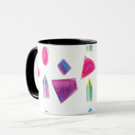 Taza Colores de galaxia coloridos para las gemas de agu