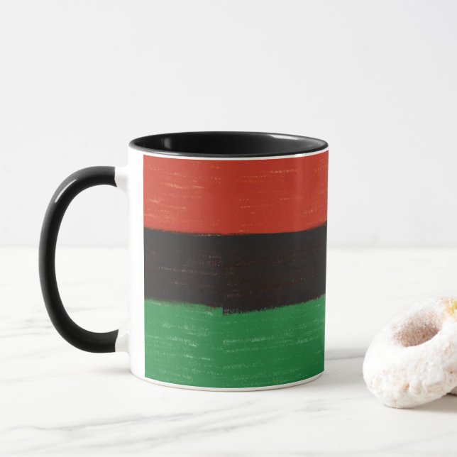 Taza Colores de Kwanzaa (Con donut)