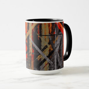Taza Colores de pintura abstracta #29