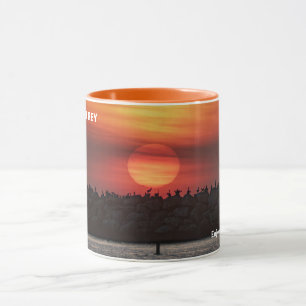 Taza Colores de puesta de sol hermosos - Marina Del Rey