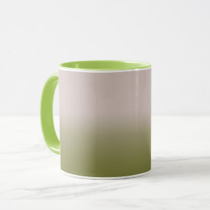 Taza Colores de verano gradiente suave moda color simpl