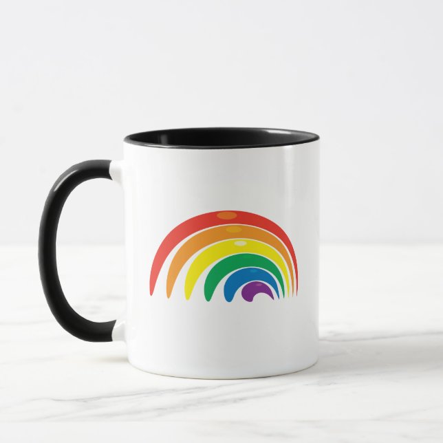 Taza Colores del Arcoíris (Izquierda)