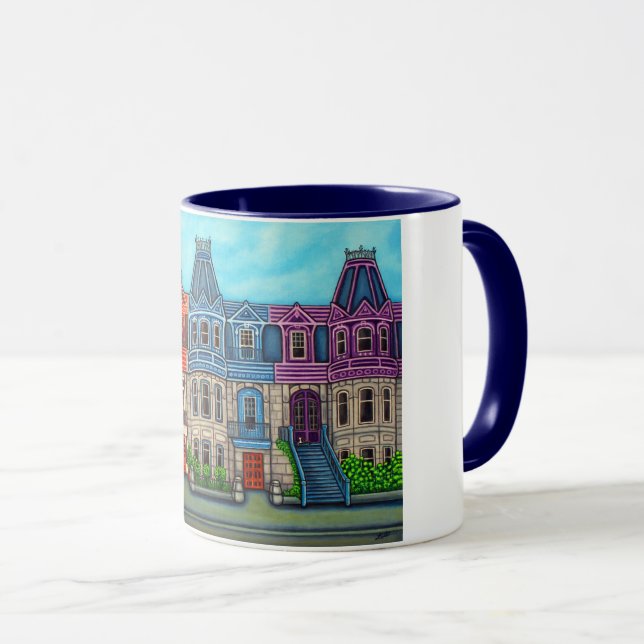 Taza Colores del café Mug de Montreal (Anverso derecho)