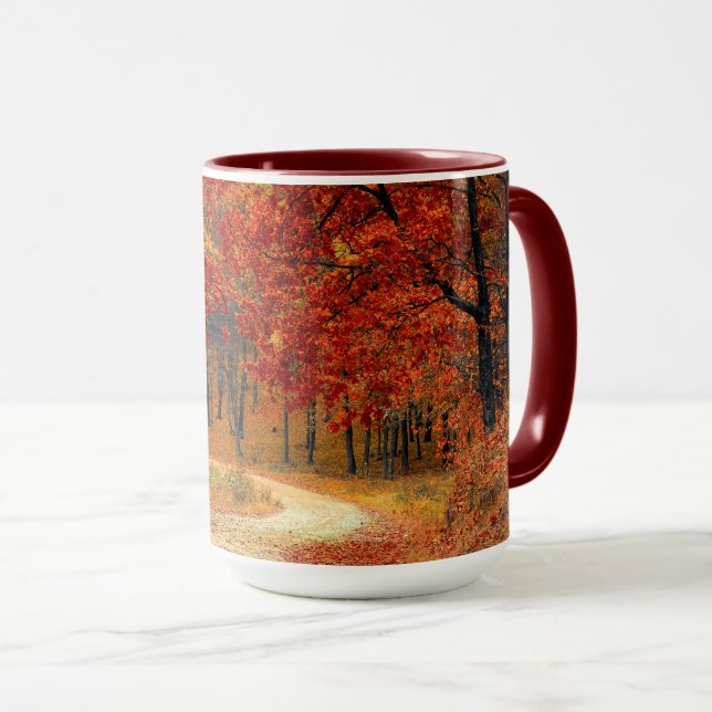 Taza Colores estacionales de otoño (Anverso derecho)