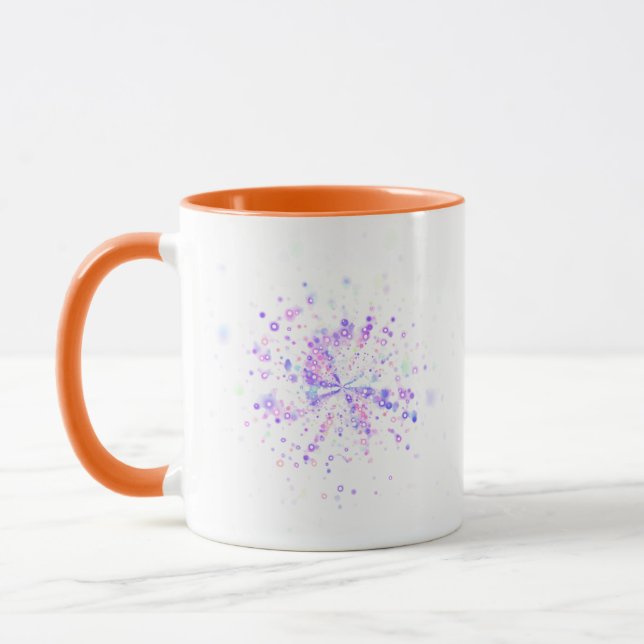 Taza Colorful Abstract Neon Splash (Izquierda)
