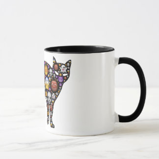 Taza Colorful Halloween Cat