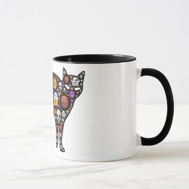 Taza Colorful Halloween Cat (Derecha)