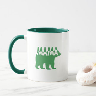 Taza Colorful Mama Bear Silhouette Art