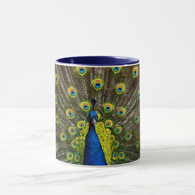 Taza Colorful peacock (Centro)