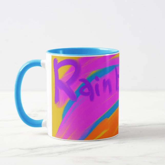 Taza colorful　rainbow (Izquierda)