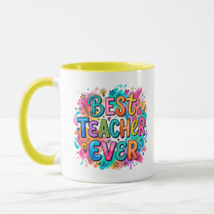 Taza Colorida La Mejor Profesora