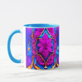 Taza Colorida película digital de arte digital en 3D