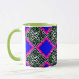 Taza Colorida película digital de arte digital en 3D