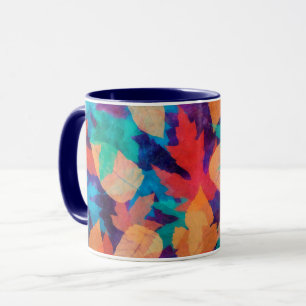 Taza Coloridas hojas caídas
