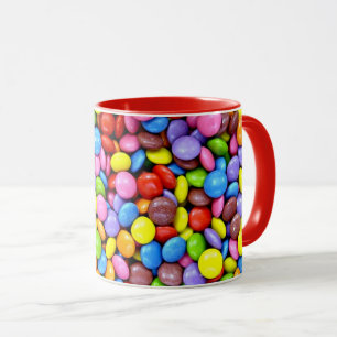 Taza Coloridas Piezas De Vela