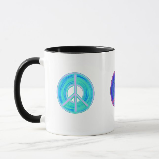 Taza Coloridas señales de paz (Izquierda)