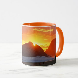 Taza Colorido atardecer