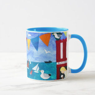 Taza Colorido café "costero"