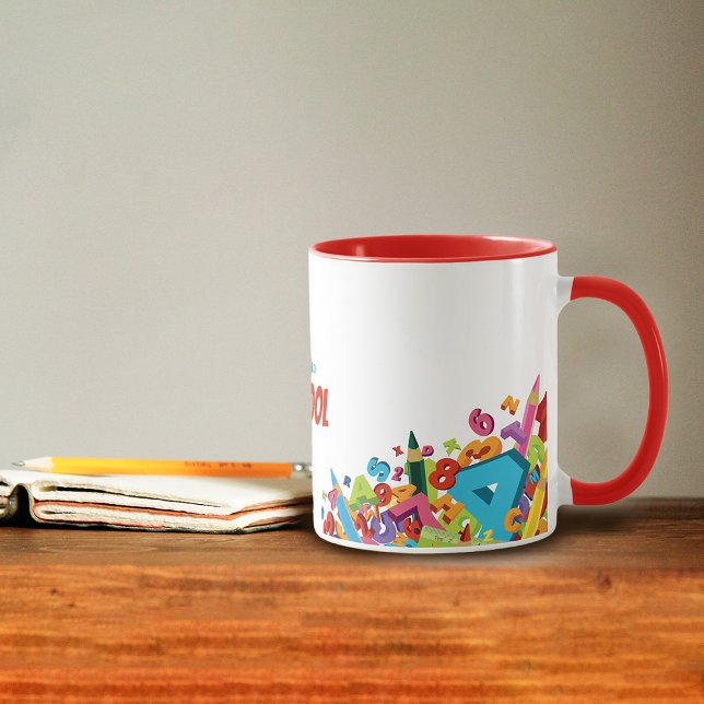 Taza Colorido de vuelta a la escuela café Mug (Subido por el creador)