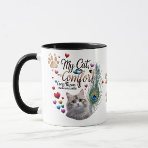 Taza Colorido Gato Mamá Mug - Mi Gato, Mi Comfor