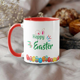 Taza Colorido Happy Easter Coffee Mug