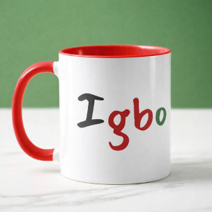 Taza Colorido Igbo Pan Africano