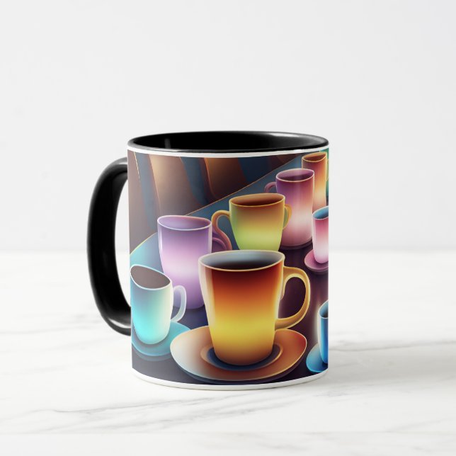 Taza Colorido moderno (Anverso izquierdo)