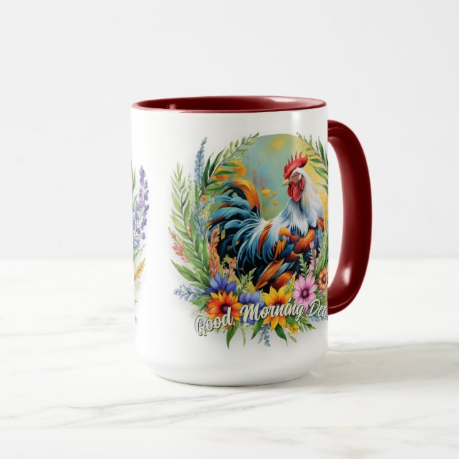 Taza Colorido Personalizable galés de verano (Anverso derecho)