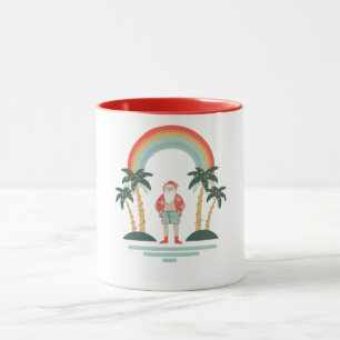 Taza Coloridos Santa Navidades de Hawái