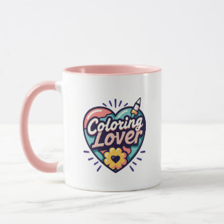 Taza Coloring Lover Mug – Funny Personalized Gift